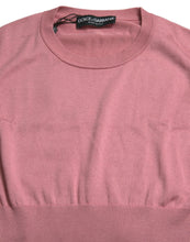 Load image into Gallery viewer, Dolce &amp; Gabbana Pink Crew Neck Cropped Sleeveless Tank Top
