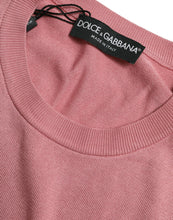 Load image into Gallery viewer, Dolce &amp; Gabbana Pink Crew Neck Cropped Sleeveless Tank Top
