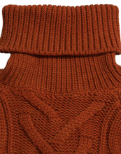 Load image into Gallery viewer, Dolce &amp; Gabbana Brown Wool Knit Turtleneck Pullover Sweater
