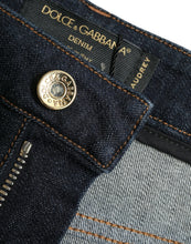 Load image into Gallery viewer, Dolce &amp; Gabbana Blue Cotton Stretch Denim Skinny Jeans
