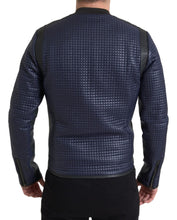 Load image into Gallery viewer, Dolce &amp; Gabbana Elegant Blue Nylon Zip Blouson Jacket
