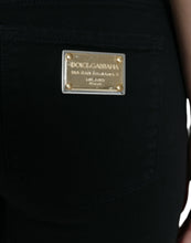 Load image into Gallery viewer, Dolce &amp; Gabbana Black Cotton Stretch Denim Skinny Jeans
