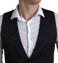 Load image into Gallery viewer, Dolce &amp; Gabbana Elegant Black Formal Dress Vest
