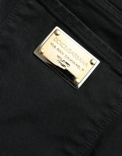 Load image into Gallery viewer, Dolce &amp; Gabbana Black Cotton Stretch Denim Skinny Jeans
