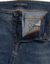 Load image into Gallery viewer, Dolce &amp; Gabbana Dark Blue Cotton Stretch Denim Skinny Jeans
