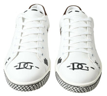 Load image into Gallery viewer, Dolce &amp; Gabbana Sleek White Leather Casual Sneakers
