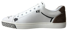 Load image into Gallery viewer, Dolce &amp; Gabbana Sleek White Leather Casual Sneakers
