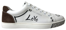 Load image into Gallery viewer, Dolce &amp; Gabbana Sleek White Leather Casual Sneakers
