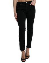 Load image into Gallery viewer, Dolce &amp; Gabbana Jeans Skinny Black Cotton Stretch Denim Skinny Jeans
