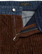 Load image into Gallery viewer, Dolce &amp; Gabbana Brown Corduroy Cargo Denim Wide Leg Jeans
