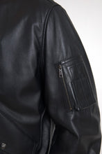 Load image into Gallery viewer, Dolce &amp; Gabbana Elegant Black Leather Bomber Jacket
