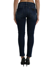 Load image into Gallery viewer, Dolce &amp; Gabbana Dark Blue Cotton Stretch Denim Skinny Jeans
