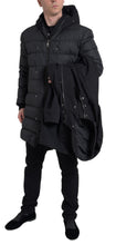 Load image into Gallery viewer, Dolce &amp; Gabbana Elegant Black Hooded Trench Coat
