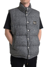 Load image into Gallery viewer, Dolce &amp; Gabbana Elegant Chevron Knit Wool Blend Vest Jacket
