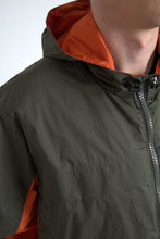 Load image into Gallery viewer, Dolce &amp; Gabbana Elegant Hooded Full Zip Jacket in Green and Orange
