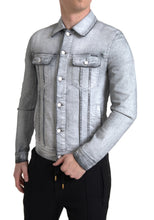 Load image into Gallery viewer, Dolce &amp; Gabbana Elegant Gray Cotton Stretch Denim Jacket
