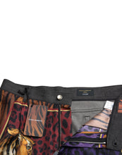 Load image into Gallery viewer, Dolce &amp; Gabbana Multicolor Tiger Cotton Loose Denim Jeans
