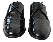 Load image into Gallery viewer, Dolce &amp; Gabbana Elegant Black Patent Leather Formal Men&#39;s Shoes
