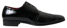 Load image into Gallery viewer, Dolce &amp; Gabbana Elegant Black Patent Leather Formal Men&#39;s Shoes
