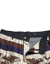 Load image into Gallery viewer, Dolce &amp; Gabbana Multicolor Heraldic Skinny Men Pants
