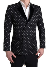Load image into Gallery viewer, Dolce &amp; Gabbana Elegant Geometric Patterned Slim Blazer
