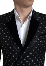 Load image into Gallery viewer, Dolce &amp; Gabbana Elegant Geometric Patterned Slim Blazer

