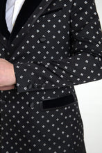 Load image into Gallery viewer, Dolce &amp; Gabbana Elegant Geometric Patterned Slim Blazer
