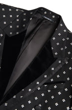 Load image into Gallery viewer, Dolce &amp; Gabbana Elegant Geometric Patterned Slim Blazer
