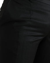 Load image into Gallery viewer, Dolce &amp; Gabbana Black Slim Cotton Formal Dress Pants
