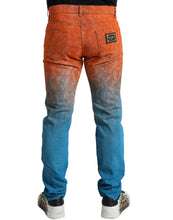 Load image into Gallery viewer, Dolce &amp; Gabbana Multicolor Ombre Cotton Slim Fit Denim Jeans
