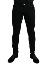 Load image into Gallery viewer, Dolce &amp; Gabbana Black Cotton Stretch Skinny Denim Jeans
