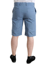 Load image into Gallery viewer, Dolce &amp; Gabbana Sky Blue Cotton Folded Hem Men Bermuda Shorts
