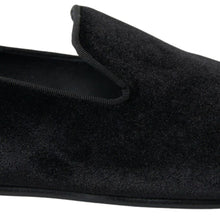 Load image into Gallery viewer, Dolce &amp; Gabbana Elegant Velvet Black Loafers for Men
