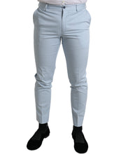 Load image into Gallery viewer, Dolce &amp; Gabbana Sky Blue Cotton Stretch Skinny Pants
