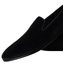 Load image into Gallery viewer, Dolce &amp; Gabbana Elegant Velvet Black Loafers for Men
