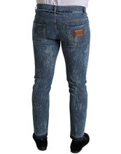 Load image into Gallery viewer, Dolce &amp; Gabbana Blue Washed Skinny Cotton Stretch Denim Jeans
