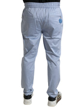 Load image into Gallery viewer, Dolce &amp; Gabbana Light Blue Cotton Stretch Jogger Pants
