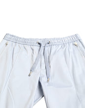 Load image into Gallery viewer, Dolce &amp; Gabbana Light Blue Cotton Stretch Jogger Pants
