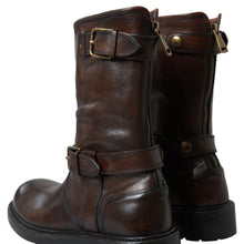 Load image into Gallery viewer, Dolce &amp; Gabbana Brown Leather Midcalf Mens Boots
