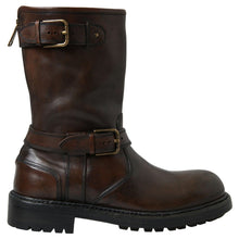 Load image into Gallery viewer, Dolce &amp; Gabbana Brown Leather Midcalf Mens Boots
