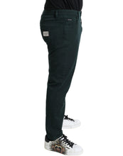 Load image into Gallery viewer, Dolce &amp; Gabbana Green Cotton Stretch Skinny Men Denim Jeans
