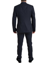 Load image into Gallery viewer, Dolce &amp; Gabbana Elegant Blue &amp; Black Martini Slim Fit Suit
