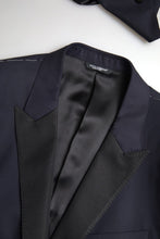 Load image into Gallery viewer, Dolce &amp; Gabbana Elegant Blue &amp; Black Martini Slim Fit Suit
