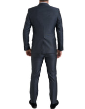 Load image into Gallery viewer, Dolce &amp; Gabbana Elegant Blue Silk Blend Martini Suit
