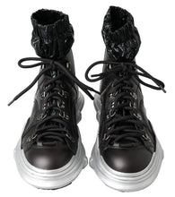 Load image into Gallery viewer, Dolce &amp; Gabbana Black High Top Sneaker Bootie
