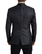 Load image into Gallery viewer, Dolce &amp; Gabbana Elegant Black Silk Blend Slim Fit Suit
