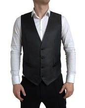 Load image into Gallery viewer, Dolce &amp; Gabbana Elegant Black Silk Blend Slim Fit Suit
