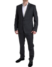 Load image into Gallery viewer, Dolce &amp; Gabbana Elegant Black Two-Piece Slim Fit Suit
