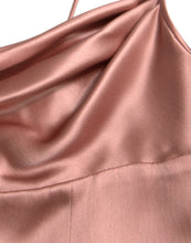 Load image into Gallery viewer, Dolce &amp; Gabbana Pink Silk Spaghetti Straps Long Gown Dress
