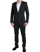 Load image into Gallery viewer, Dolce &amp; Gabbana Elegant Slim Fit Black Martini Suit
